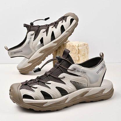 Damen Sportsandalen Rutschfest Schnellschnürsystem Outdoor - Norvielle