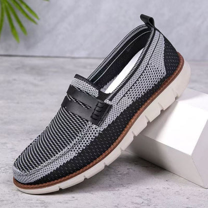 Damen Slip-On Sneaker Atmungsaktiv Sportlich Bequem