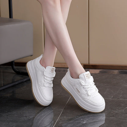 Damen Sneaker Bequem Dicke Sohlen Modisch
