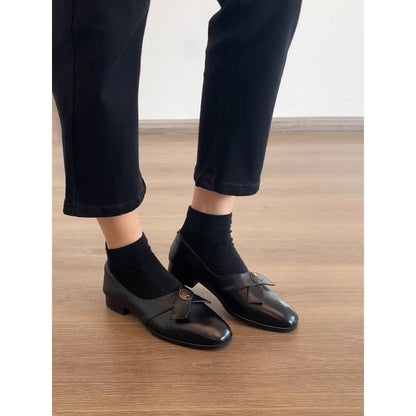 Damen Flats Elegante Riemen Schuhe