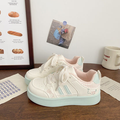 Damen Sneaker Weich Bequem Sportlich