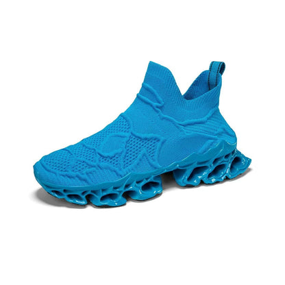 Damen Sneaker Strick Rutschfest Komfortabel
