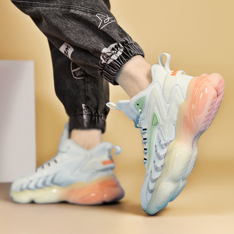 Damen Laufschuhe Hochdämpfend Atmungsaktives Mesh