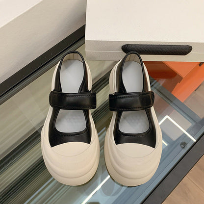 Damen Sneaker Slip-On Klettverschluss Breit