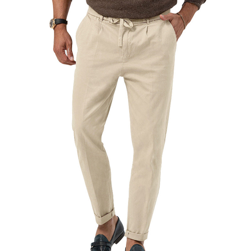 Herren Slim-Fit-Hose Elegant Alltag