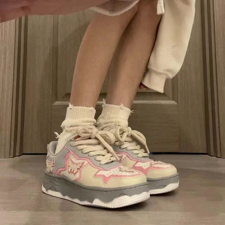 Damen Sneaker Tiermotiv Weichbezug Komfortsohle - Norvielle