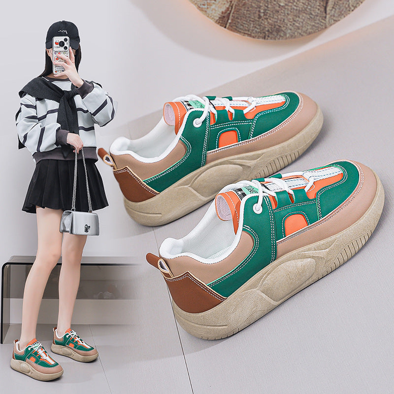 Damen Sneaker Retro atmungsaktiv Weichsohle - Norvielle