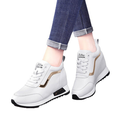 Damen Sneaker Plateau Sohle Hoch Modisch