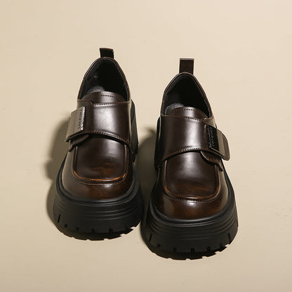 Damen Stiefeletten Robust Riemenverschluss Schwarz - Norvielle