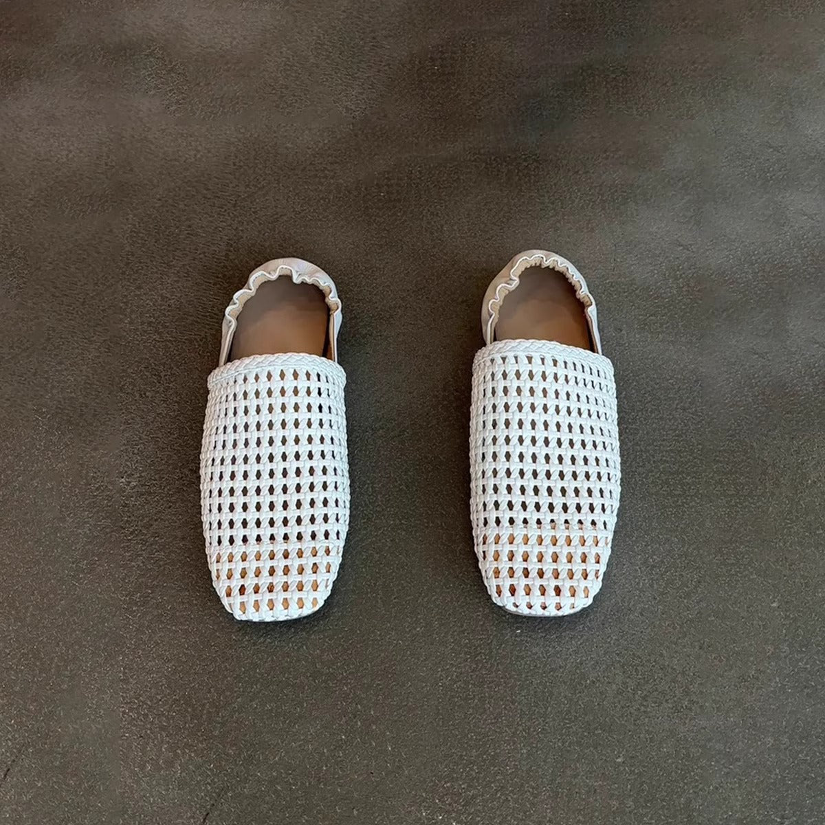 Damen Slipper Bequem Lässig Mit Netzdesign