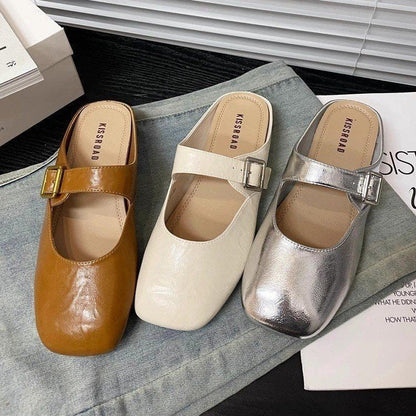 Damen Mary Jane Schuhe Bequem Verstellbarer Riemen