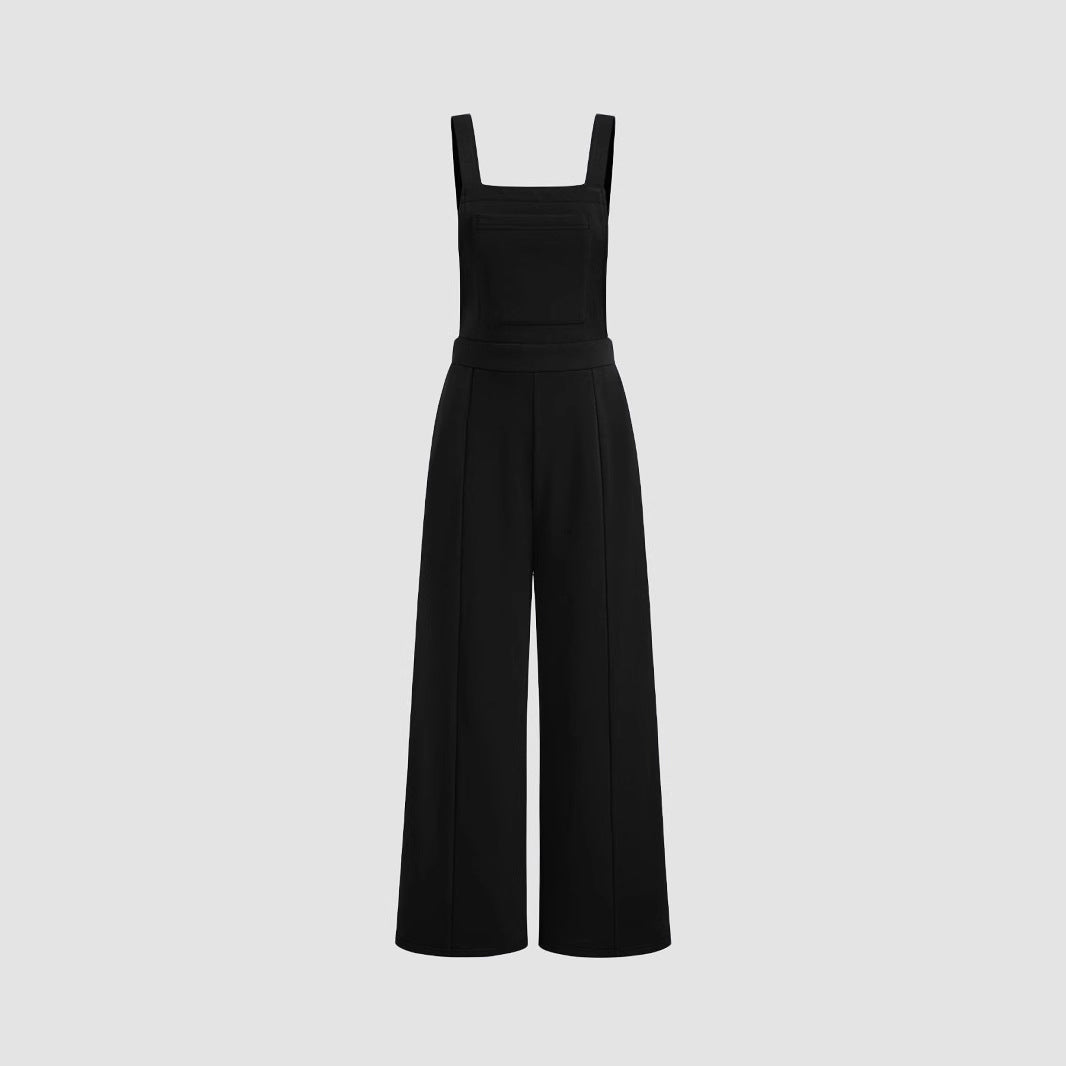 Damen Weitbein-Overall mit Taschen Modern