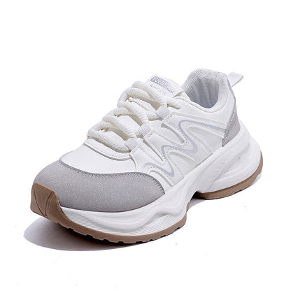Damen Sneaker Chunky Atmungsaktives Mesh Weite Sohle