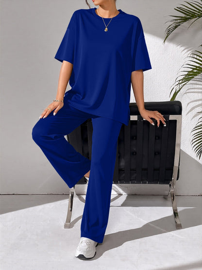 Damen Freizeit-Set Bequemes Weites Oberteil