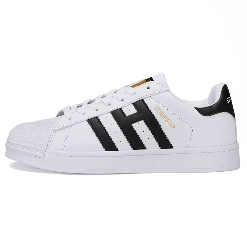 Damen Sneaker Lederschuhe Rutschfest Komfortschuhe