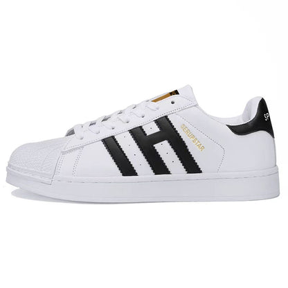 Damen Sneaker Lederschuhe Rutschfest Komfortschuhe