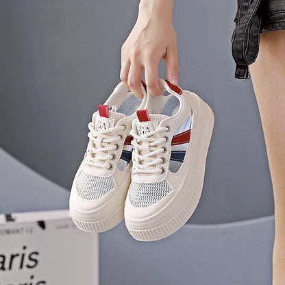 Damen Sneaker Atmungsaktives Mesh Flexibler Sohlenschuh