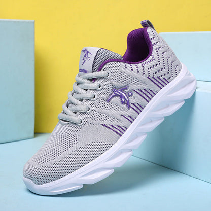 Damen Laufschuhe Leicht Atmungsaktives Mesh Sportlich