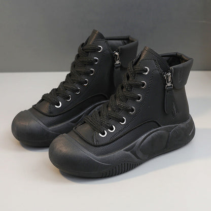 Damen Hochsneaker Robust Reißverschluss