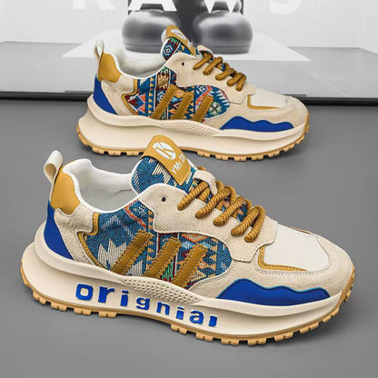 Damen Sneaker Bequem Modisch Stickerei