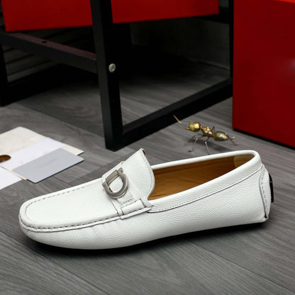 Damen Mokassins aus Leder Elegant