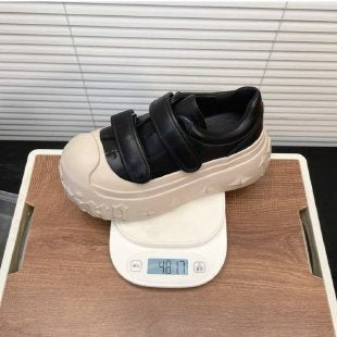Damen Sneaker Veloursleder Klettverschluss