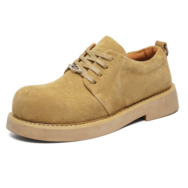 Damen Schnürschuhe Weiches Veloursleder Bequem