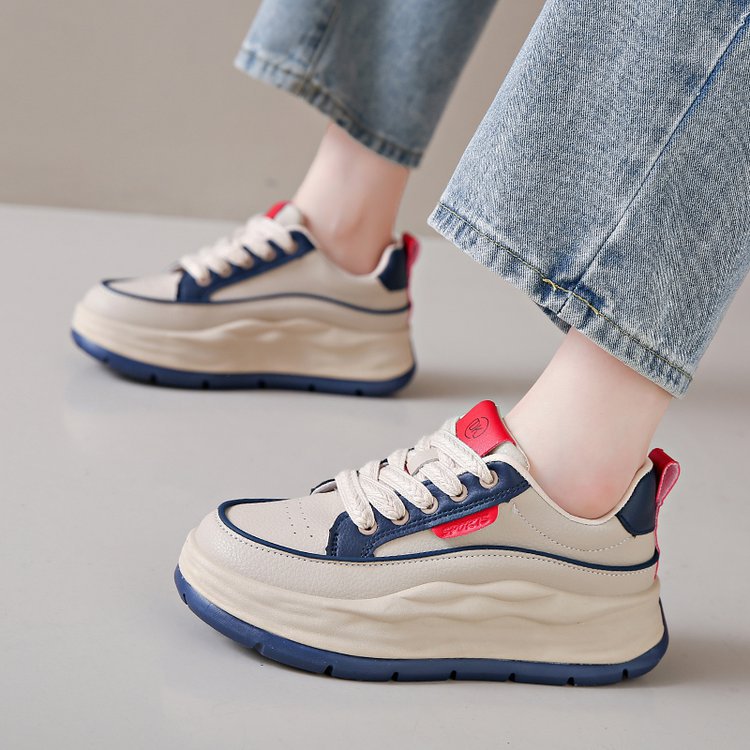 Damen Chunky Sneaker Gepolsterte Sohle