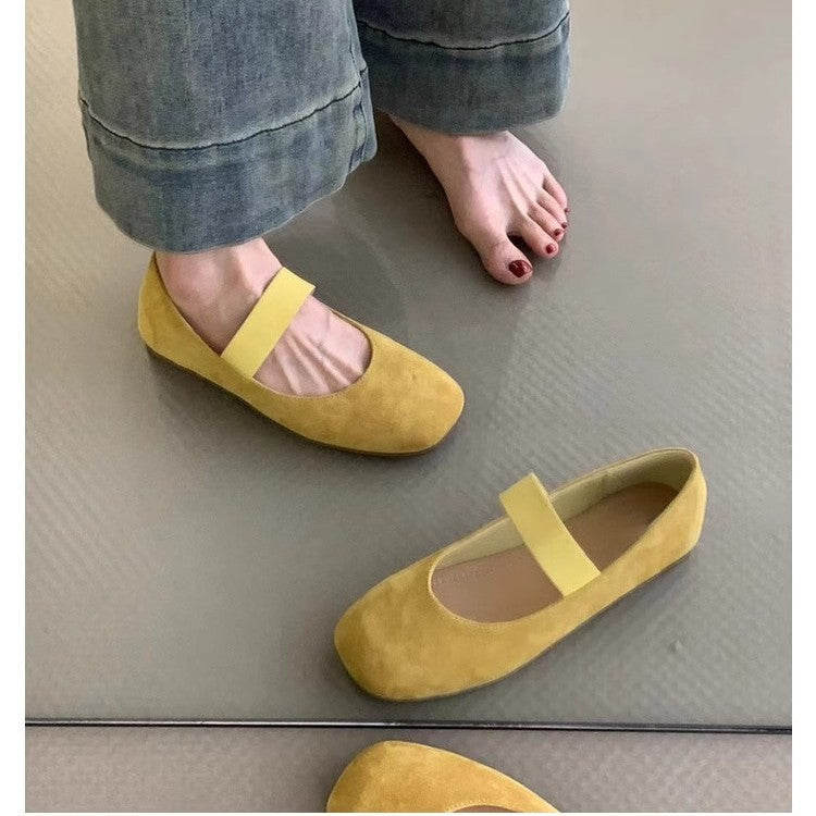 Damen Ballerinas Weich Komfort Schuhe Bequem