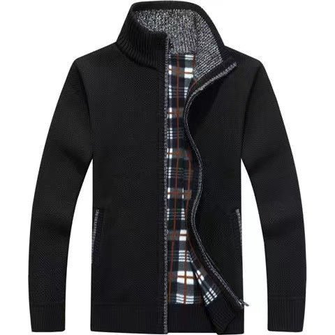 Herren Strickjacke Full-Zip Modern