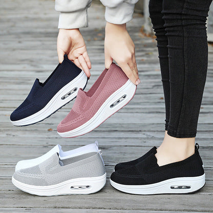 Damen Sneaker Bequem Weich Slip On - Norvielle