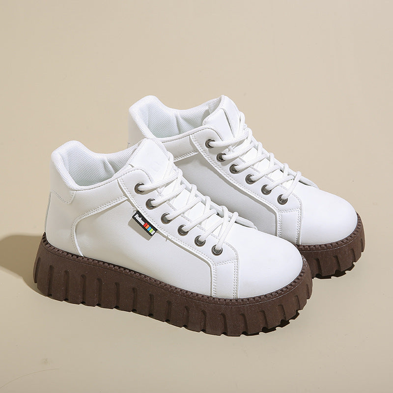 Damen High- Sneaker Wasserdicht Dicke Sohle
