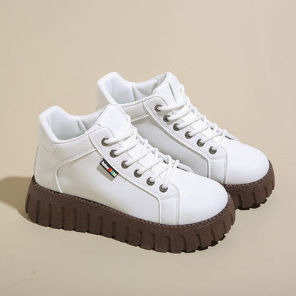 Damen High- Sneaker Wasserdicht Dicke Sohle