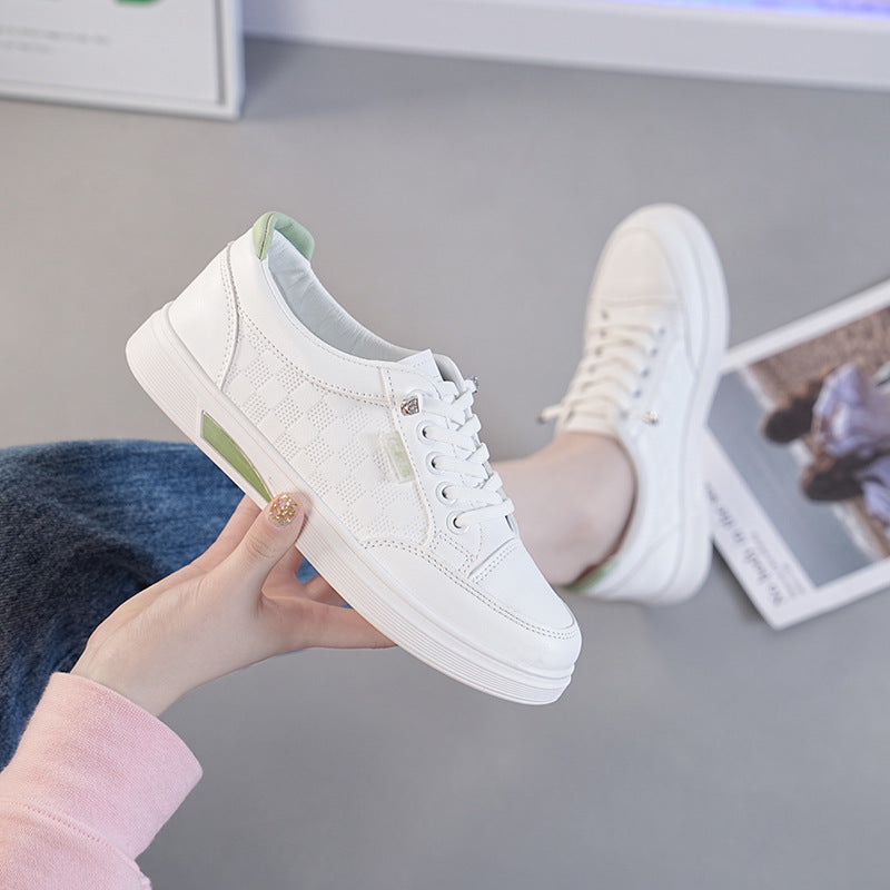 Damen Sportschuhe Karomuster Bequem