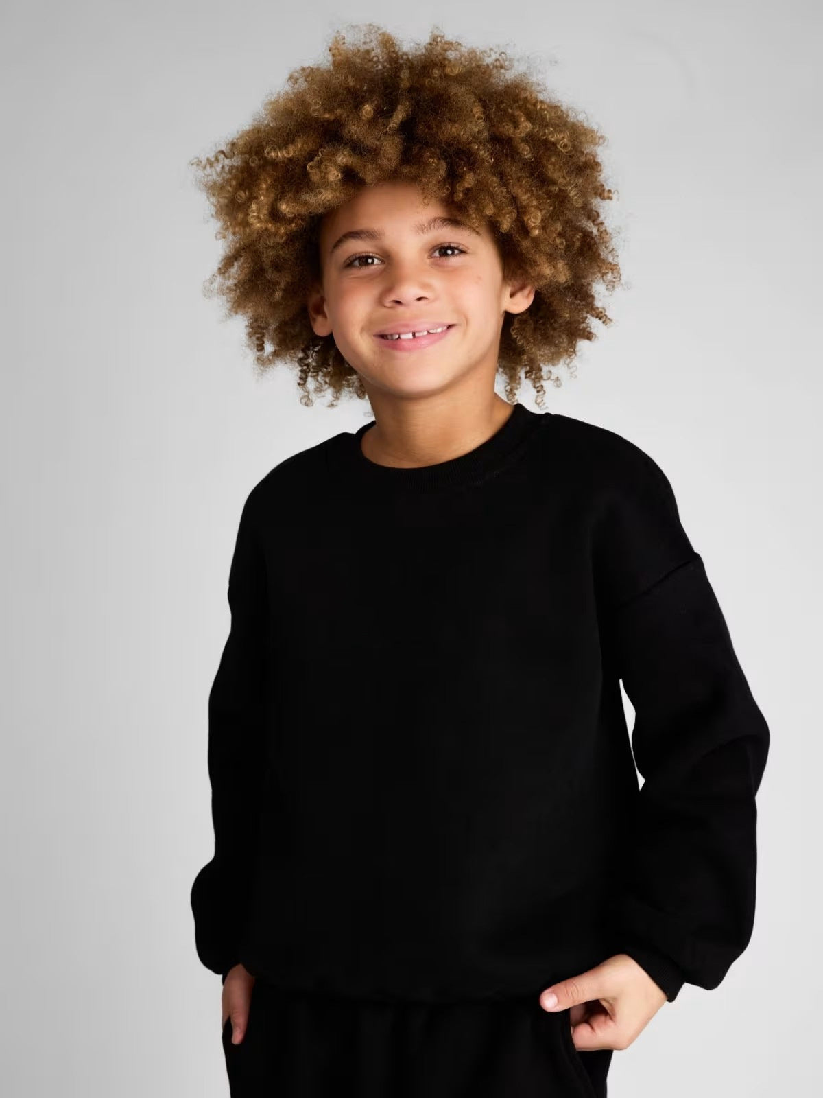 Damen Oversized Sweatshirt Hochkragen Bequem