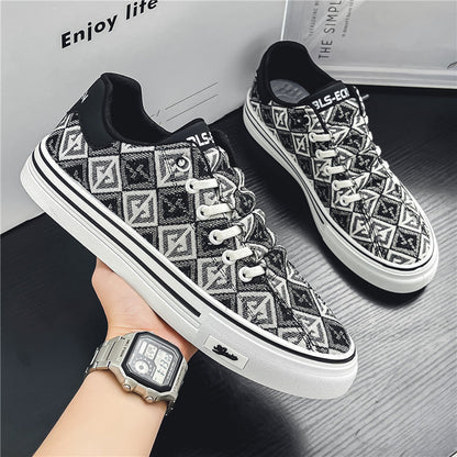 Damen Sneaker Rutschfest Trendy Grafik Design