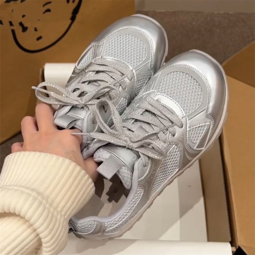 Damen Laufschuhe Atmungsaktives Mesh Fitness Sneaker