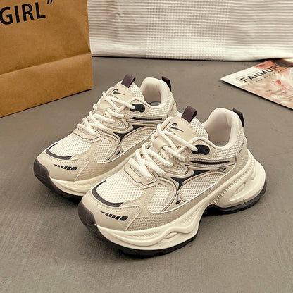 Damen Sneaker Sportlich Atmungsaktives Mesh Stabile Sohle