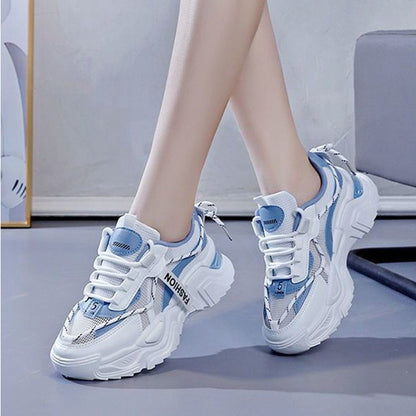 Damen Sneaker Sportlich Leichtes Mesh