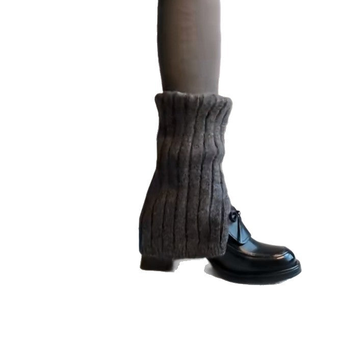 Damen Stulpen Rippmuster Warm