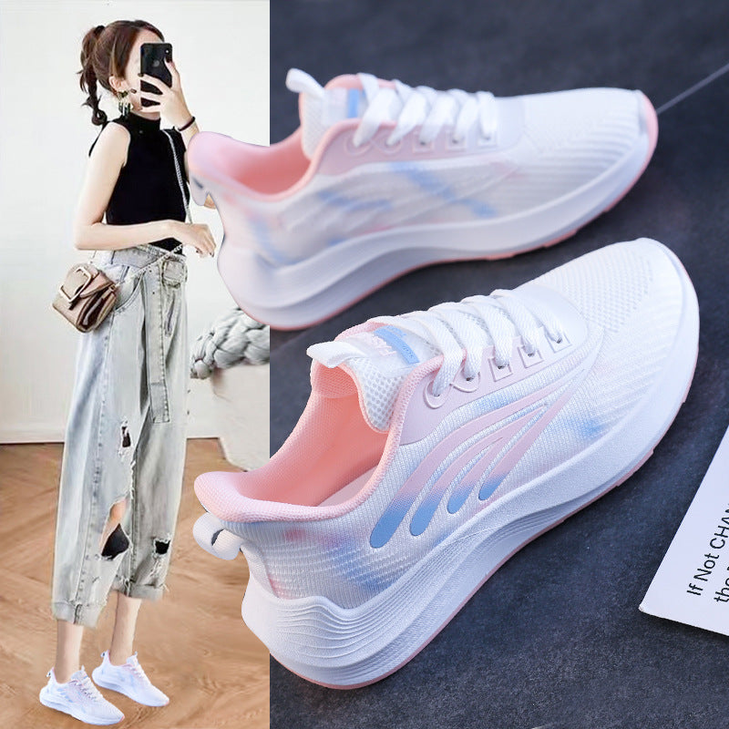 Damen Fitness-Sneaker Atmungsaktives Mesh Flexibel Schwarz - Norvielle