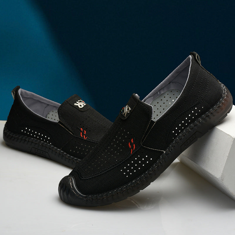 Damen Slip-On Schuhe Atmungsaktiv Rutschfeste Sohle