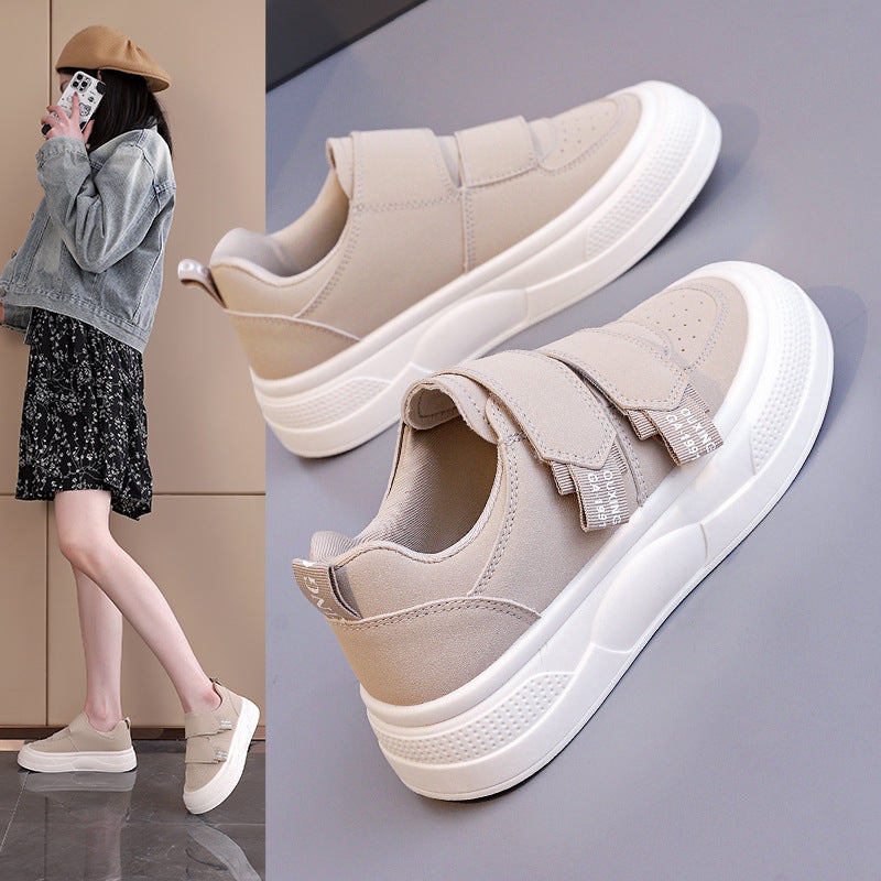Damen Plattformsneaker Klettverschluss Modern - Norvielle