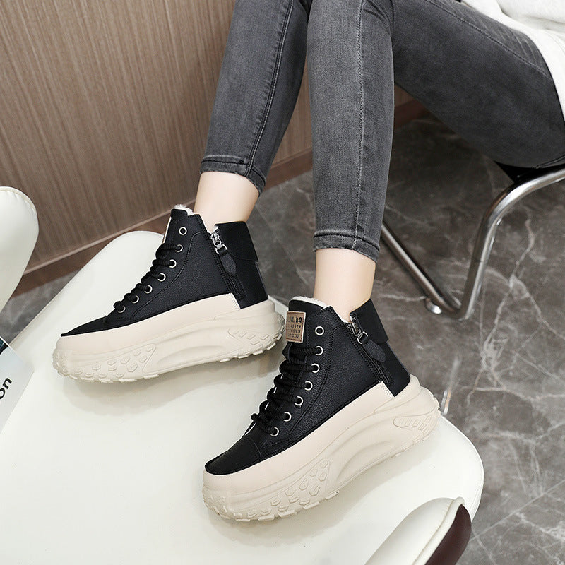 Damen Hoch Sneaker Bequem