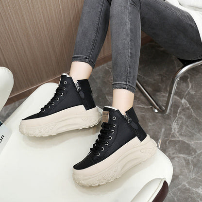Damen Hoch Sneaker Bequem