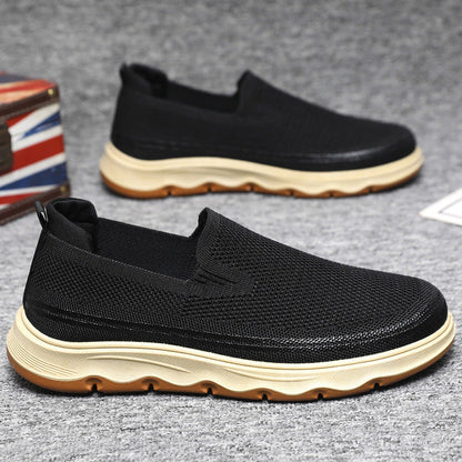 Damen Sneaker Atmungsaktiv Slip-On Bequem Polster