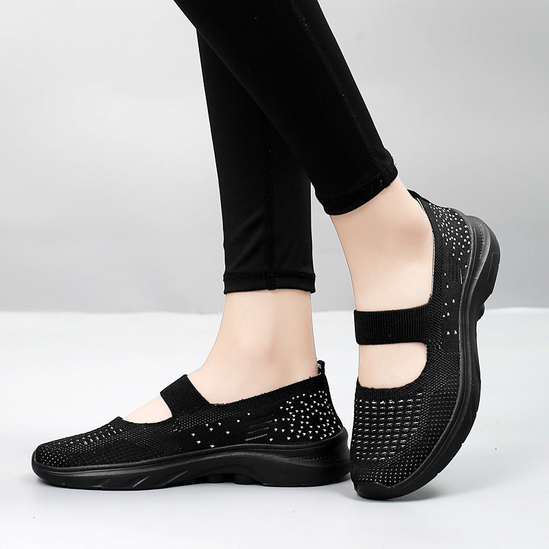 Damen Slip-On Sneaker Bequem Polster