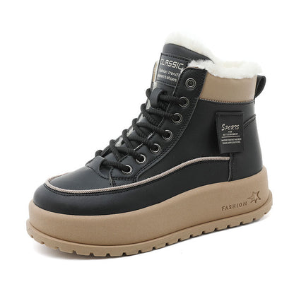 Damen Winterstiefel Warm Rutschfeste Sohle