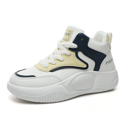 Damen High- Sneaker Atmungsaktives Mesh Flexibel Schwarz - Norvielle