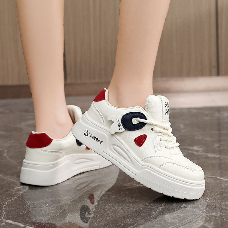 Damen Sneaker Bequem Chunky Soles